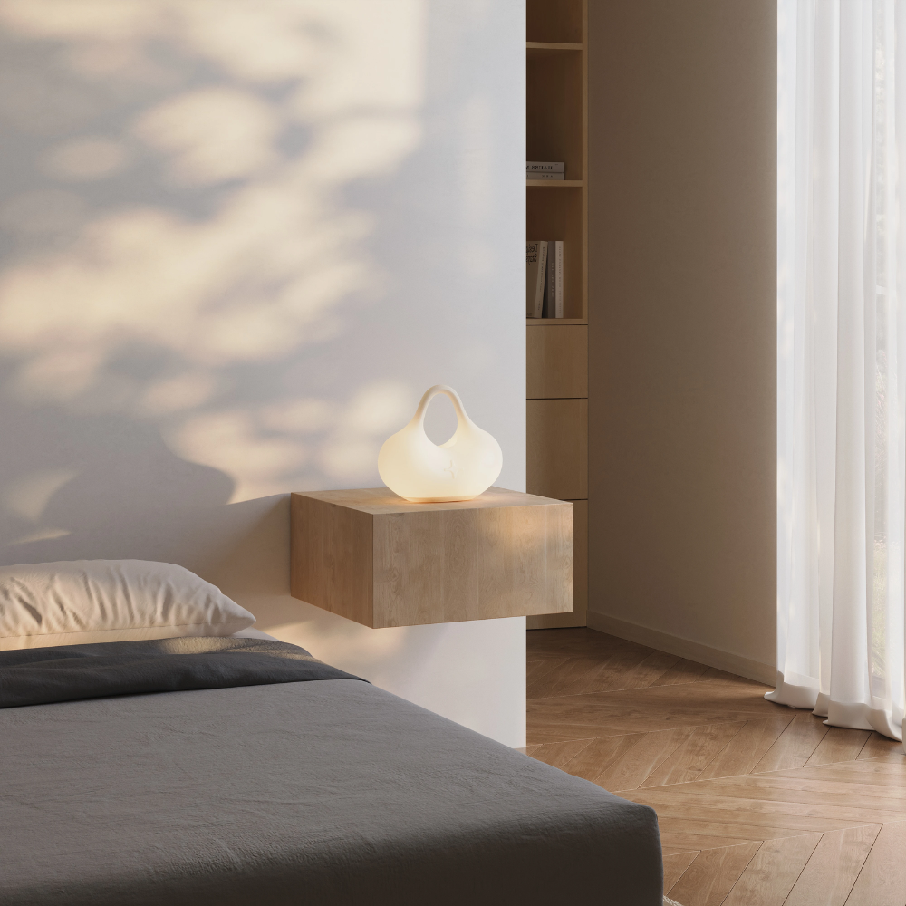 The Bag Table Light from Gantri in a living area.