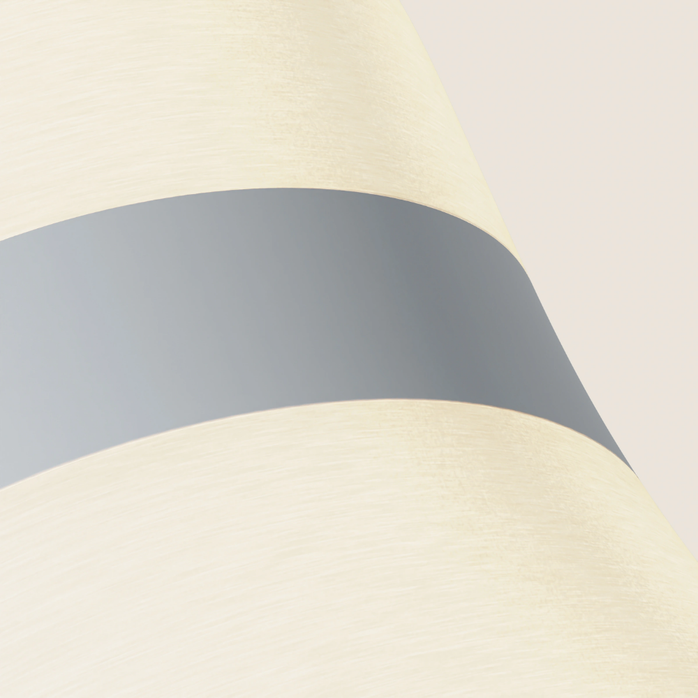 The fog Baltra Floor Light from Gantri close up.