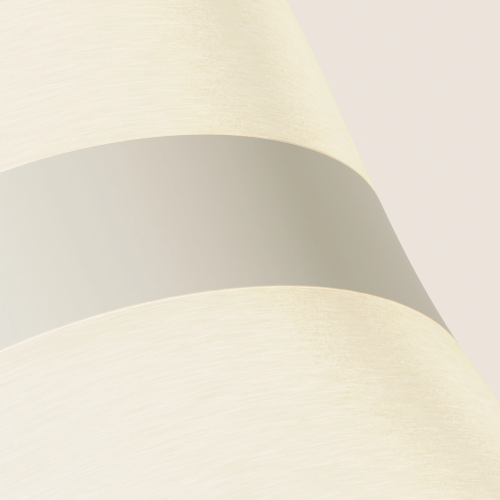 The sand Baltra Floor Light from Gantri close up.