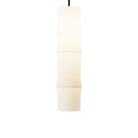 The Bamboo Large Pendant Light from Gantri with the black cord on a white background.
