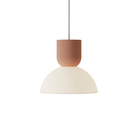 The blossom Buia Pendant Light from Gantri with the white cord.