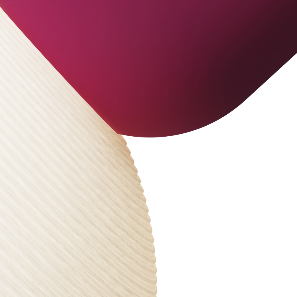 The hibiscus Buia Pendant Light from Gantri close up.
