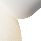 The snow Buia Pendant Light from Gantri close up.