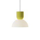 The sprout Buia Pendant Light from Gantri with the white cord.
