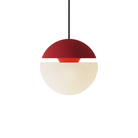 The canyon Cora Pendant Light from Gantri with the black cord.