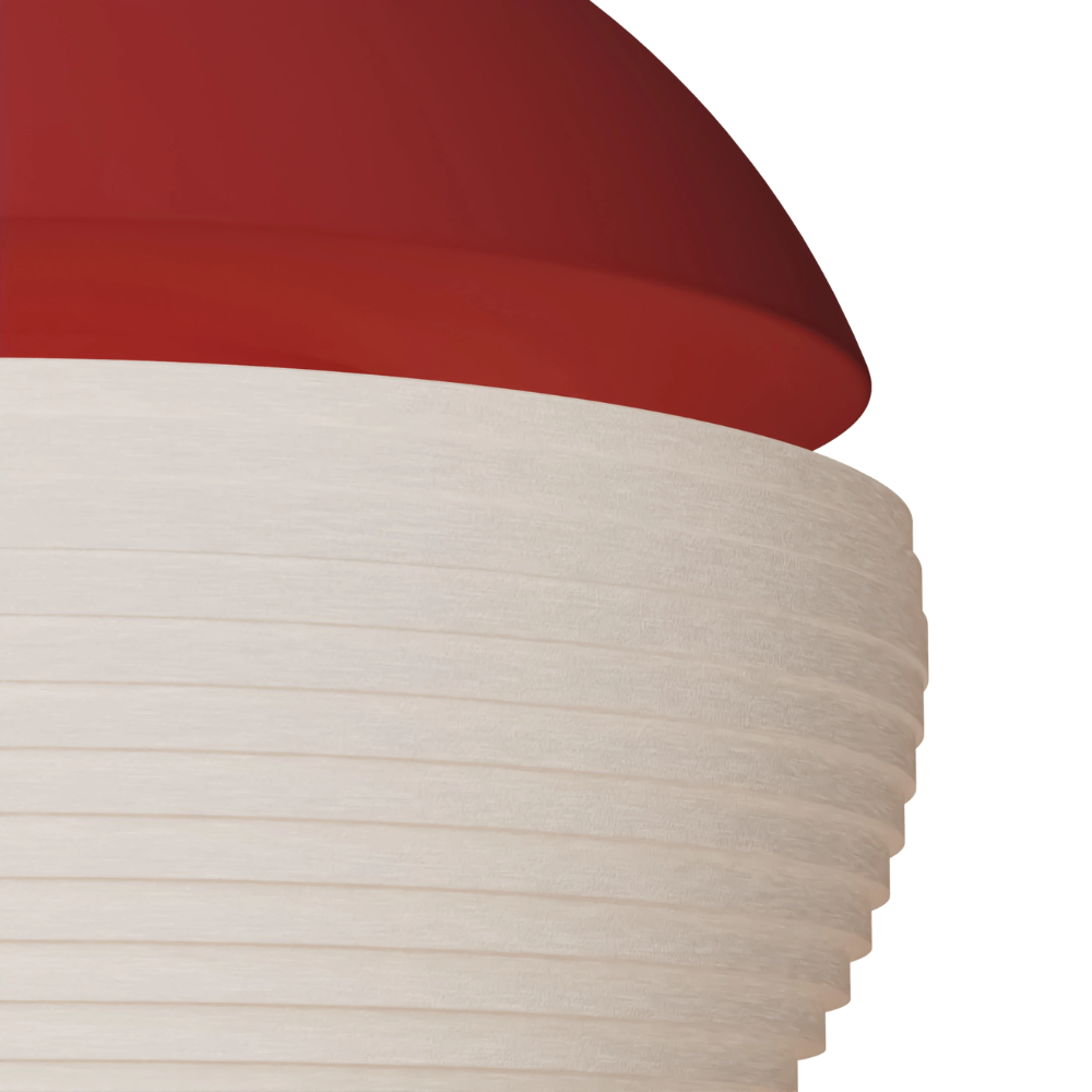 The canyon Cora Pendant Light from Gantri close up.