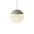 The meadow Cora Pendant Light from Gantri with the white cord.