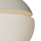 The sand Cora Pendant Light from Gantri close up.