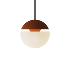 The sedona Cora Pendant Light from Gantri with the black cord.
