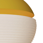 The sunrise Cora Pendant Light from Gantri close up.