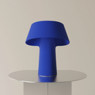 The cobalt Fold Table Light from Gantri.