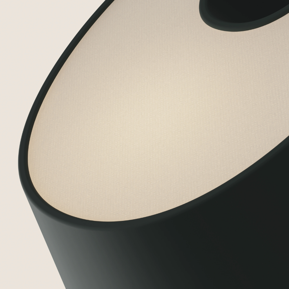 The forest Fold Table Light from Gantri close up.