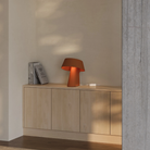 The sedona Fold Table Light from Gantri in a living room.