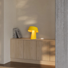The sunrise Fold Table Light from Gantri in a living room.