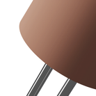 The blossom Gio Floor Light from Gantri with the chrome rod option close up.