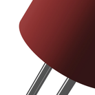 The canyon Gio Floor Light from Gantri with the chrome rod option close up.
