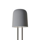 The fog Gio Floor Light from Gantri with the chrome rod option.