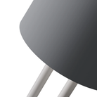 The fog Gio Floor Light from Gantri with the white rod option close up.