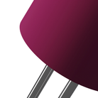 The hibiscus Gio Floor Light from Gantri with the chrome rod option clse up.
