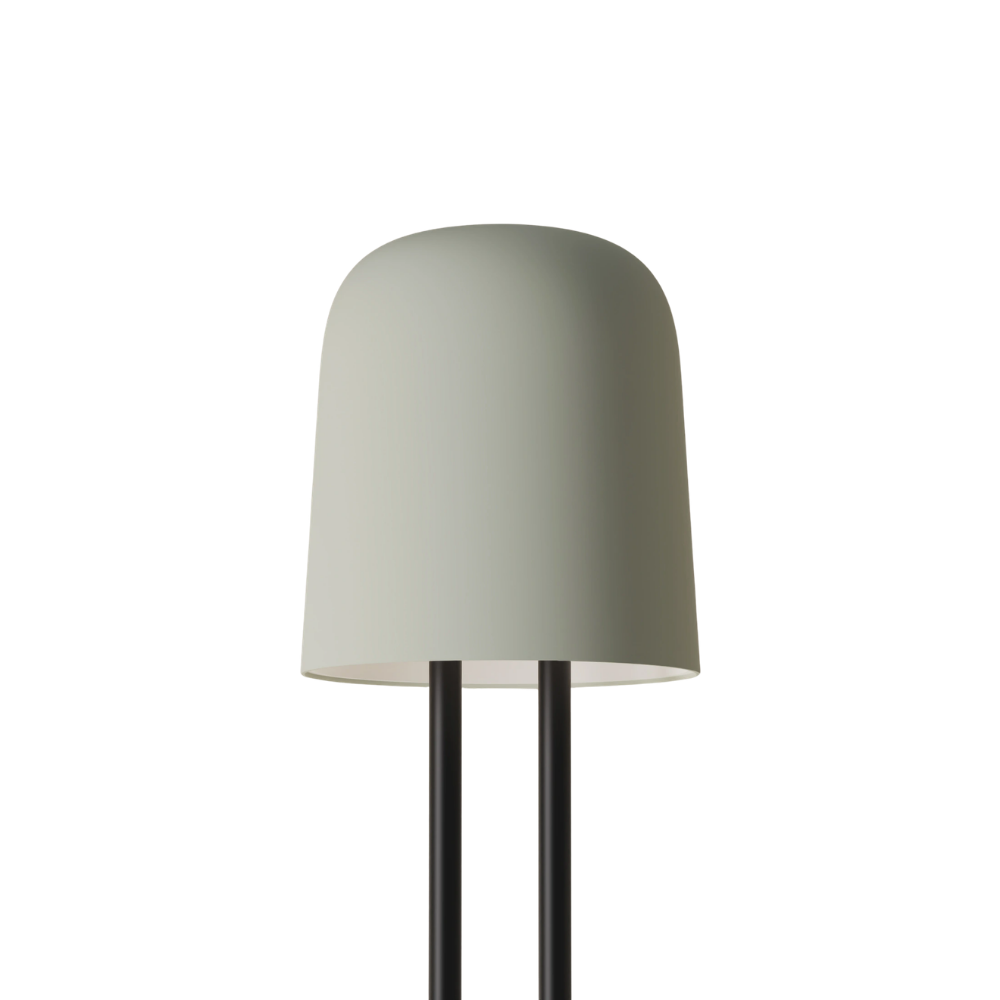 The meadow Gio Floor Light from Gantri with the black rod option.