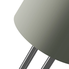 The meadow Gio Floor Light from Gantri with the chrome rod option close up.
