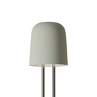 The meadow Gio Floor Light from Gantri with the chrome rod option.