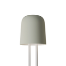 The meadow Gio Floor Light from Gantri with the white rod option.