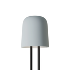 The sky Gio Floor Light from Gantri with the black rod option.