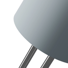 The sky Gio Floor Light from Gantri with the chrome rod option cose up.