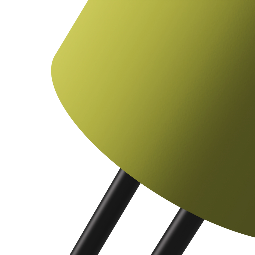 The sprout Gio Floor Light from Gantri with the black rod option close up.