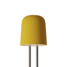 The sunrise Gio Floor Light from Gantri with the chrome rod option.