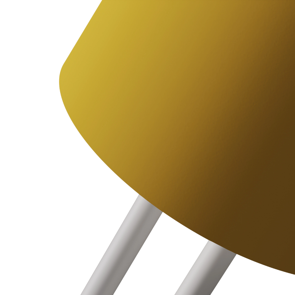 The sunrise Gio Floor Light from Gantri with the white rod option close up.