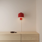The canyon Gio Wall Light from Gantri in a primary bedroom.