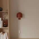 The sedona Gio Wall Light from Gantri in a living room.