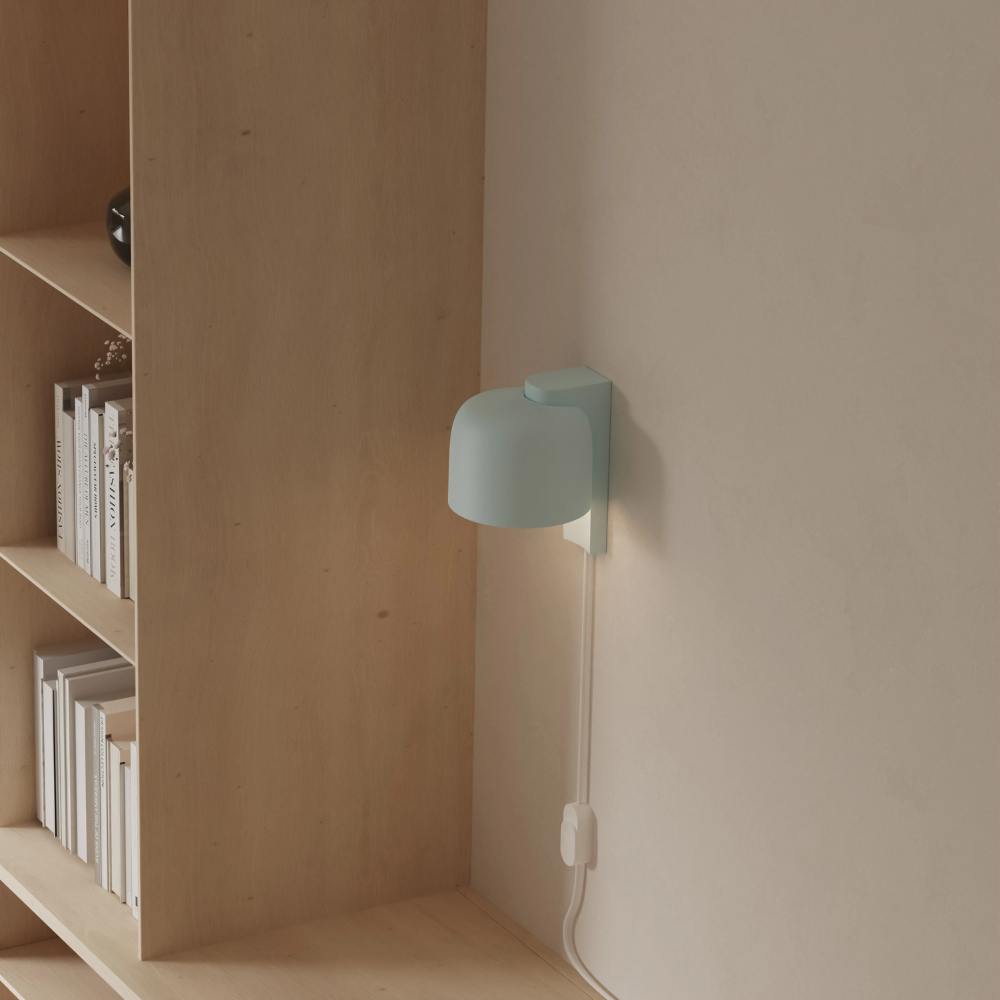 The sky Gio Wall Light from Gantri in a home office.