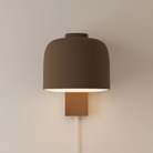 The walnut Gio Wall Light from Gantri.