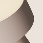 The coral Hula Table Light from Gantri close up.