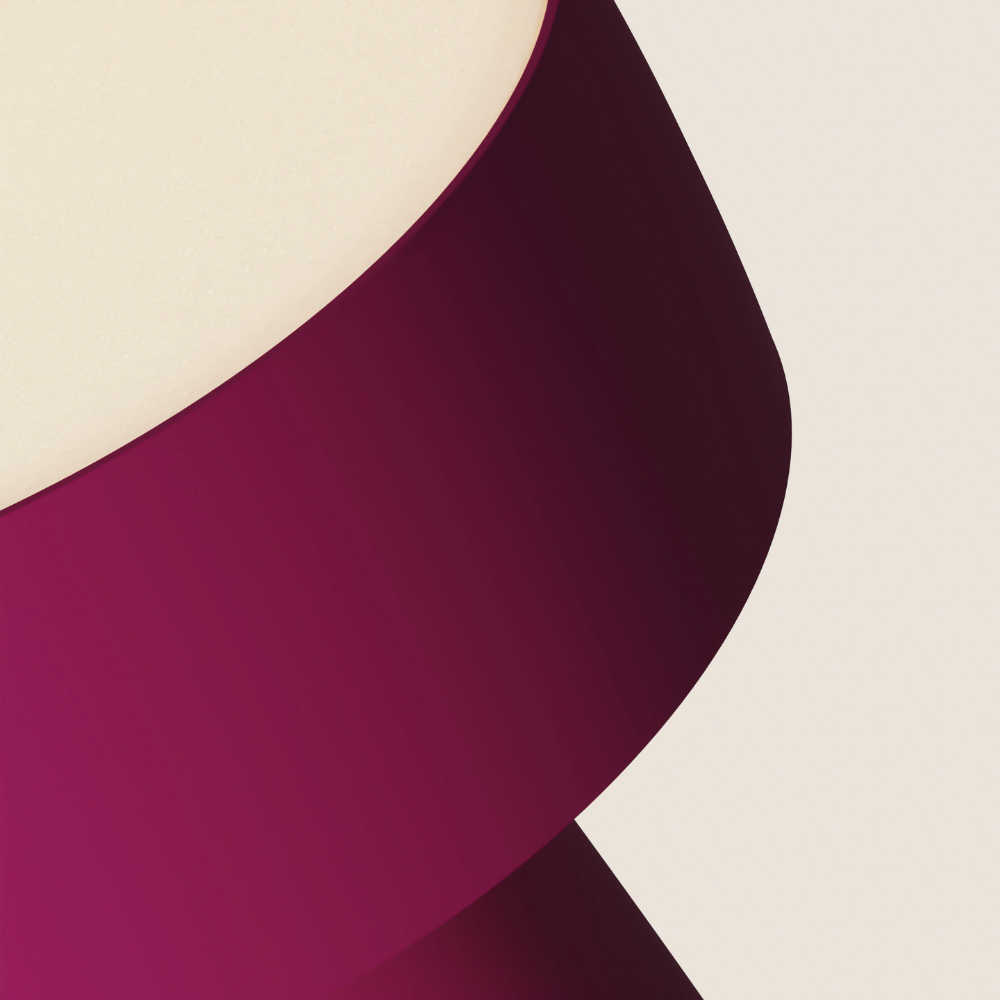 The hibiscus Hula Table Light from Gantri close up.