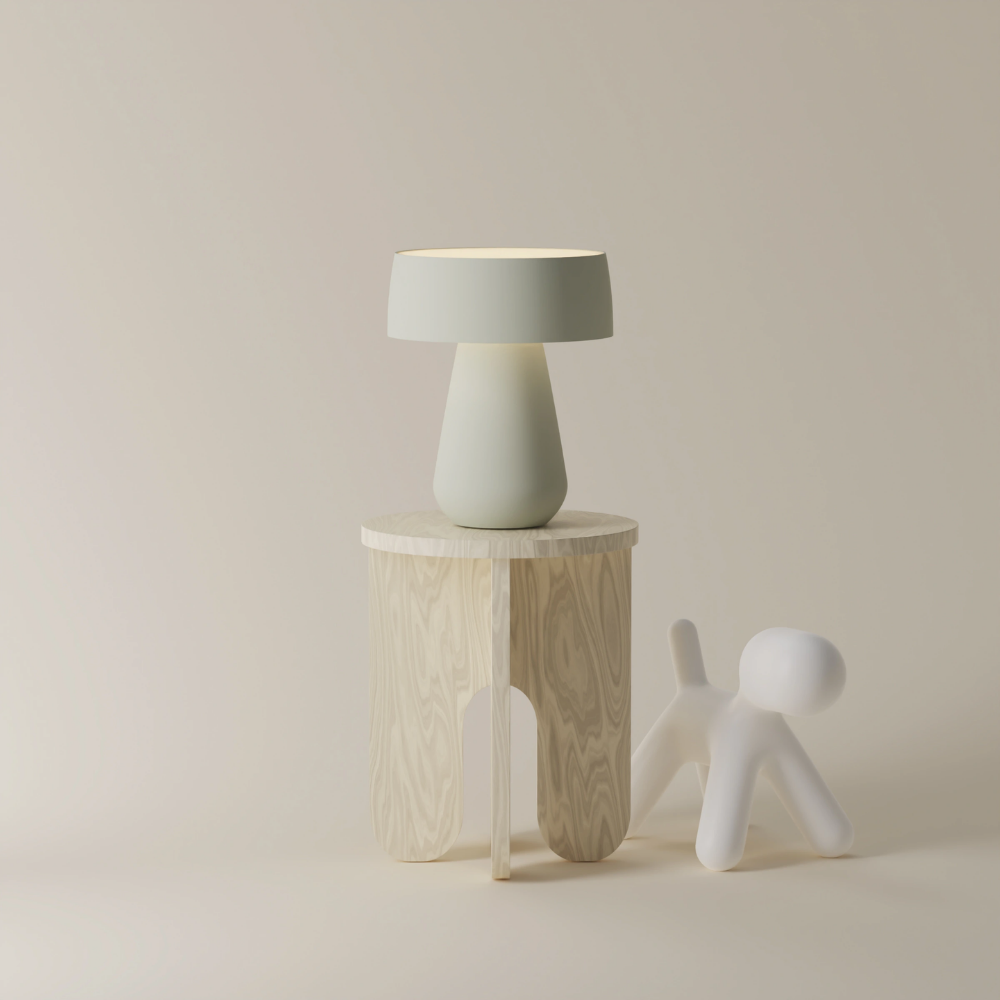 The meadow Hula Table Light from Gantri in the studio.