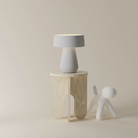 The mist Hula Table Light from Gantri in a living room.