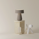 The smoke Hula Table Light from Gantri in the studio.