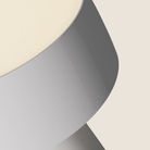 The snow Hula Table Light from Gantri close up.