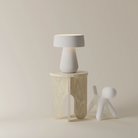 The stone Hula Table Light from Gantri in the studio.