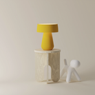 The sunrise Hula Table Light from Gantri in the studio.