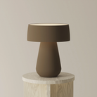 The walnut Hula Table Light from Gantri.