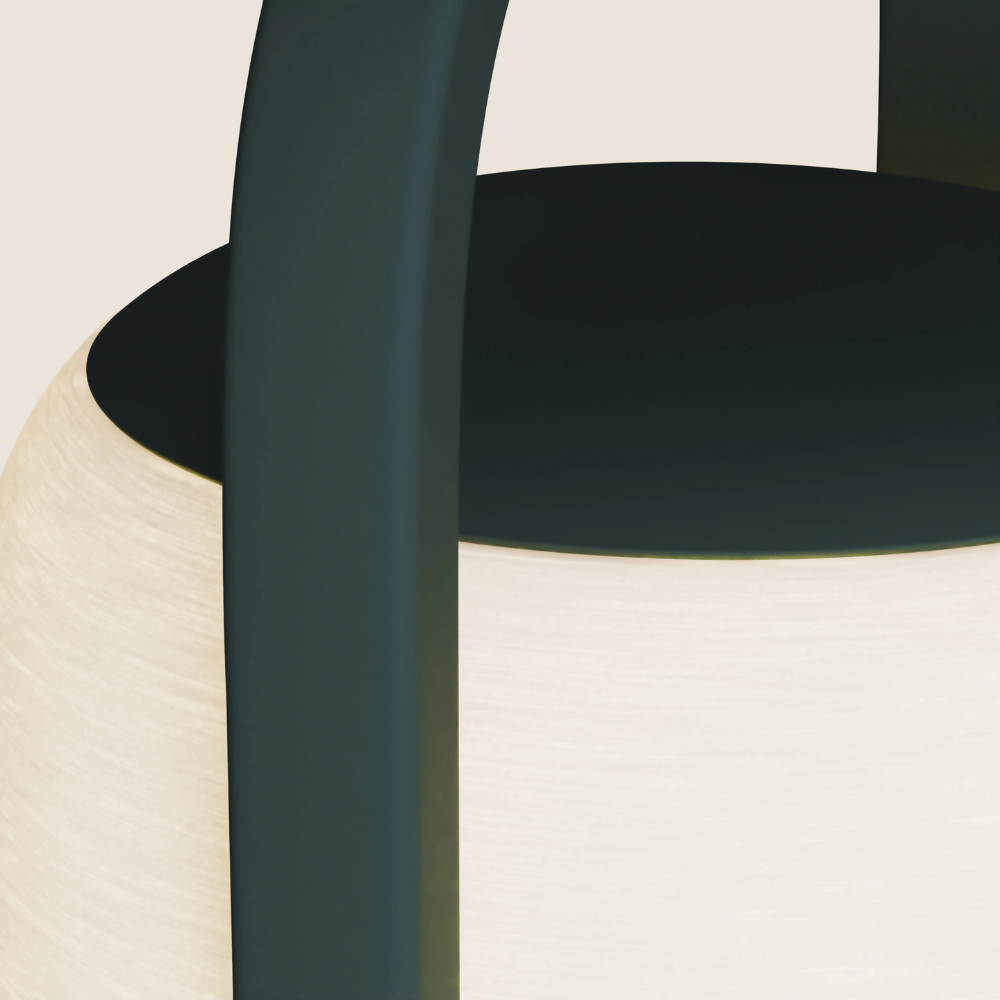 The forest Kero Table Light from Gantri close up.