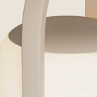 The peach Kero Table Light from Gantri close up.