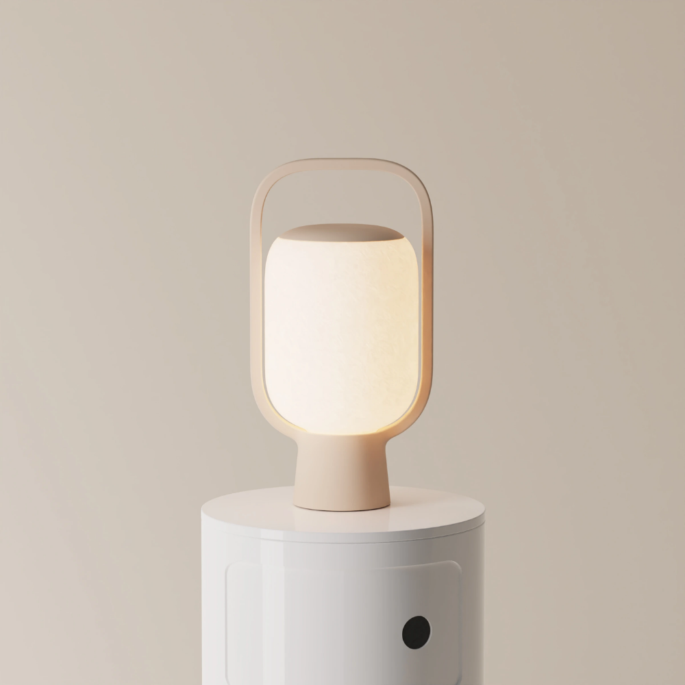 The peach Kero Table Light from Gantri.