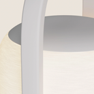 The snow Kero Table Light from Gantri close up.