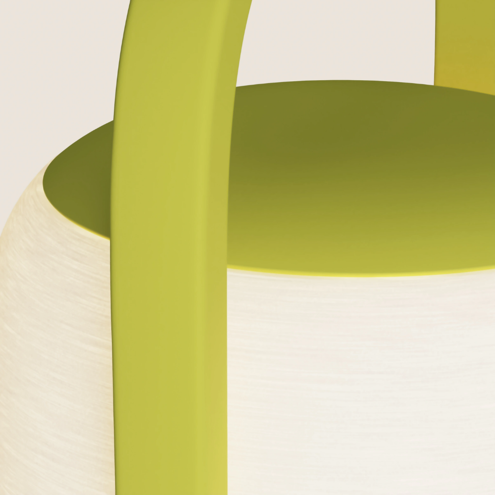 The sprout Kero Table Light from Gantri close up.